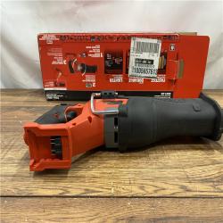 AS IS Milwaukee M18 Fuel Sawzall Brushless Cordless Reciprocating Saw - No Charger, No Battery, Bare Tool Only