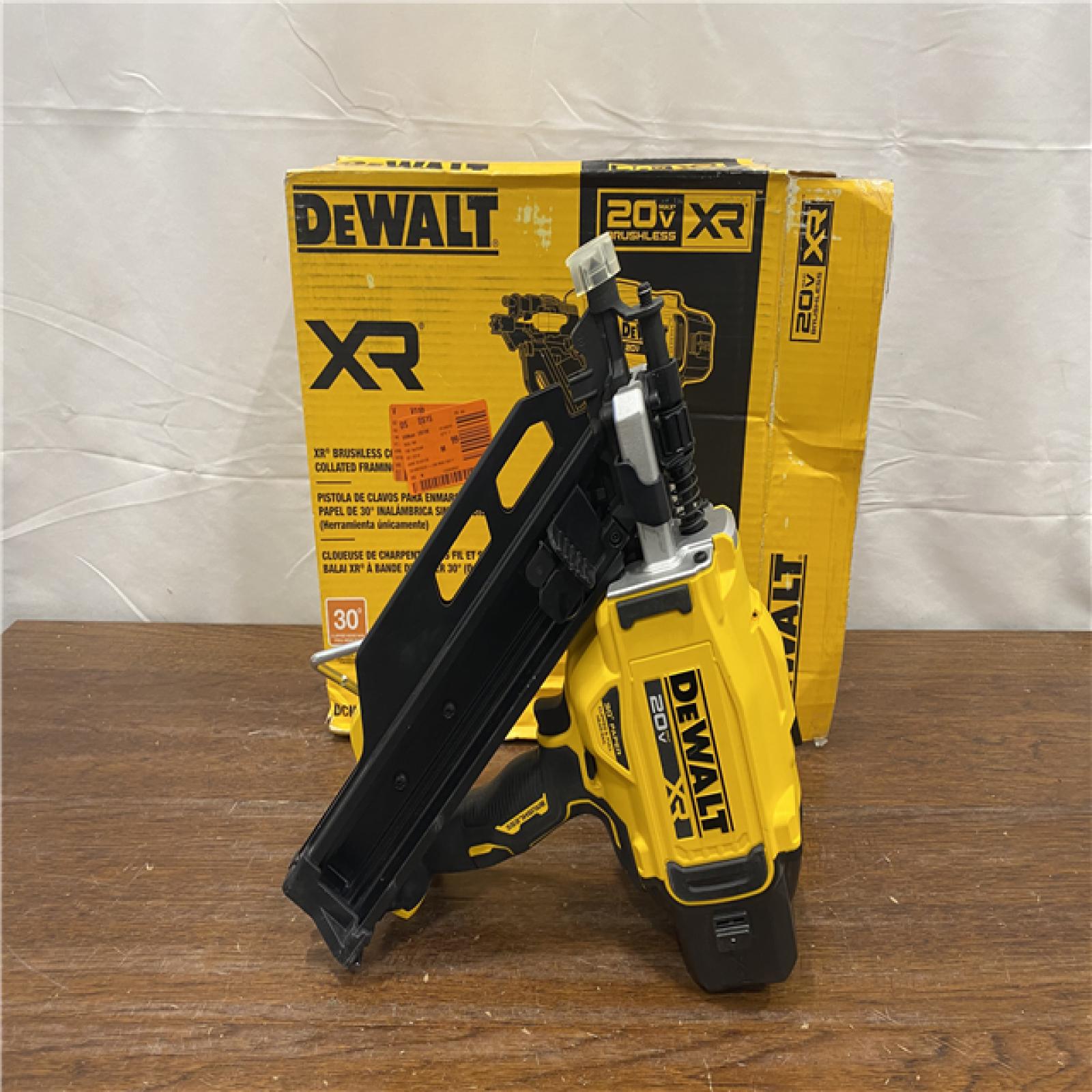 AS-IS DEWALT 20-Volt 30Â° Cordless Framing Nailer (Tool-Only)