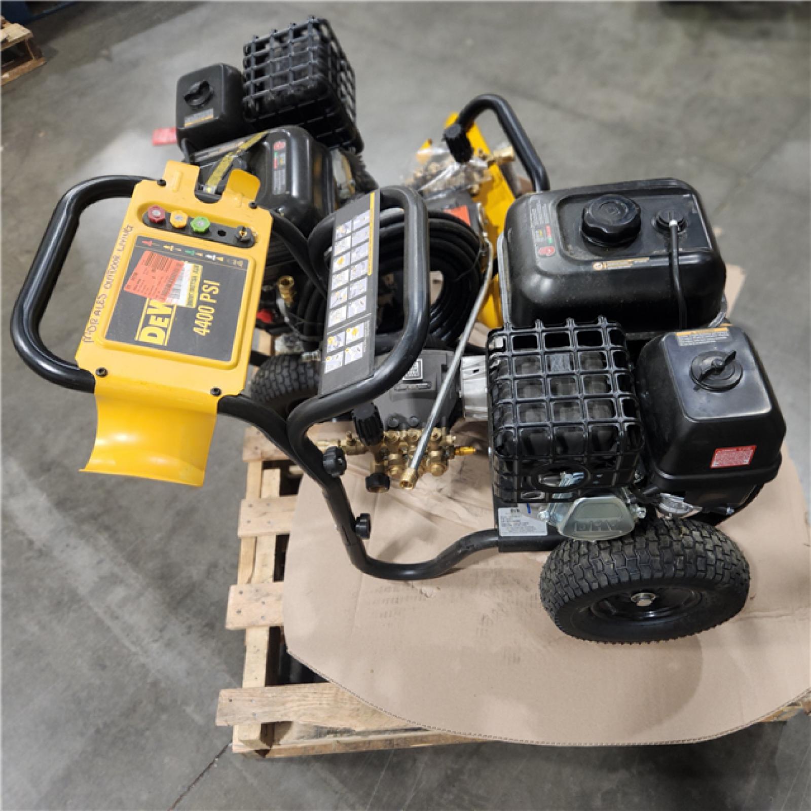 Dallas Location - As-Is DXPW61377 Dewalt 4400 PSI Pressure Washer (Lot Of 2)