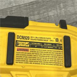 AS-IS DEWALT 20-Volt 21Â° Cordless Framing Nailer (Tool-Only)