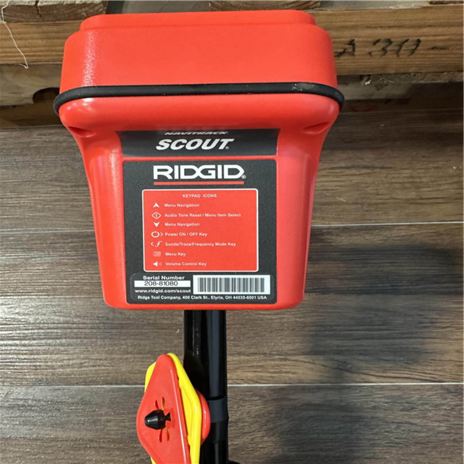 California AS-IS Ridgid Sonde and Line Locator-Appears in Excellent Condition