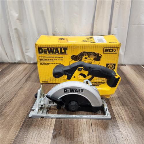 AS IS DEWALT 20-Volt MAX Lithium-Ion Cordless 6-1/2 in. Circular Saw (Tool-Only)