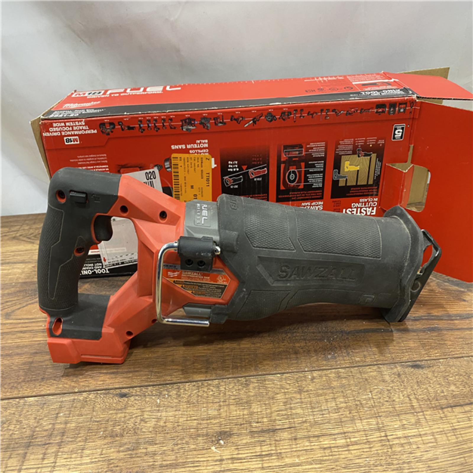 AS IS Milwaukee M18 Fuel Sawzall Brushless Cordless Reciprocating Saw - No Charger, No Battery, Bare Tool Only