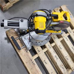 AS-IS 15 Amp Corded 12 in. Double Bevel Sliding Compound Miter Saw with XPS Technology, Blade Wrench and Material Clamp