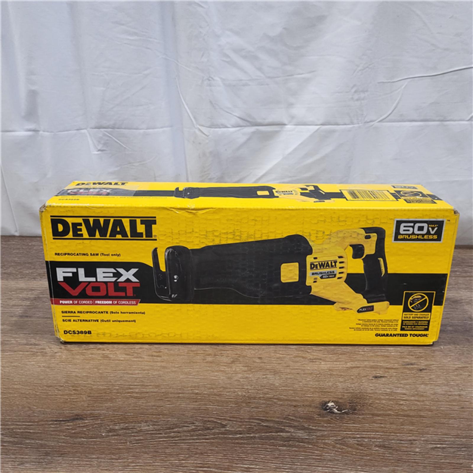 AS-IS DeWalt DCS389B FLEXVOLT 60V MAX Cordless Brushless Reciprocating Saw (Tool-Only)