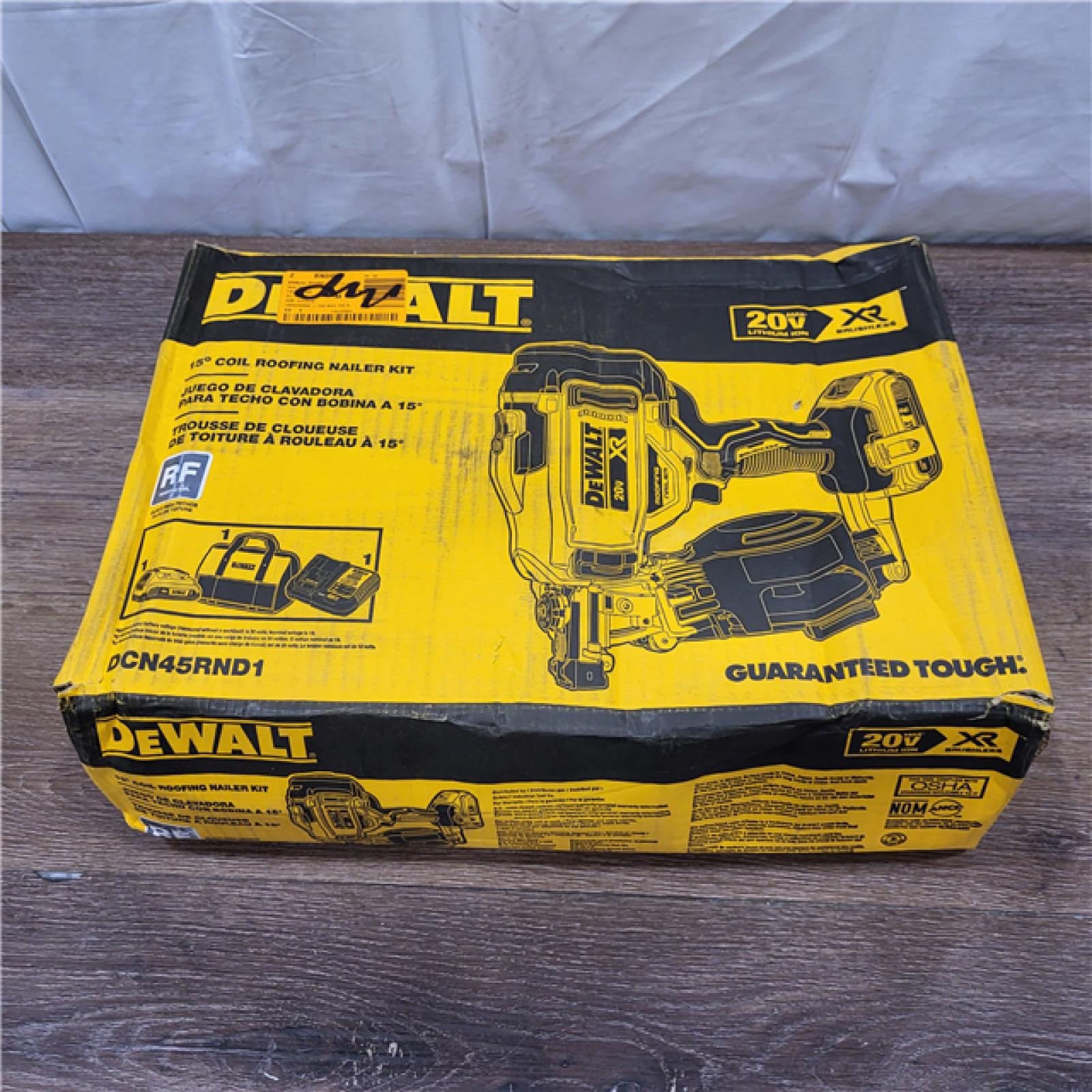 AS-IS DEWALT 2007898 Roofing Nailer Cordless