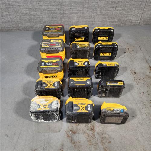 HOUSTON LOCATION - AS-IS DEWALT BATTERY PACK QTY - 15