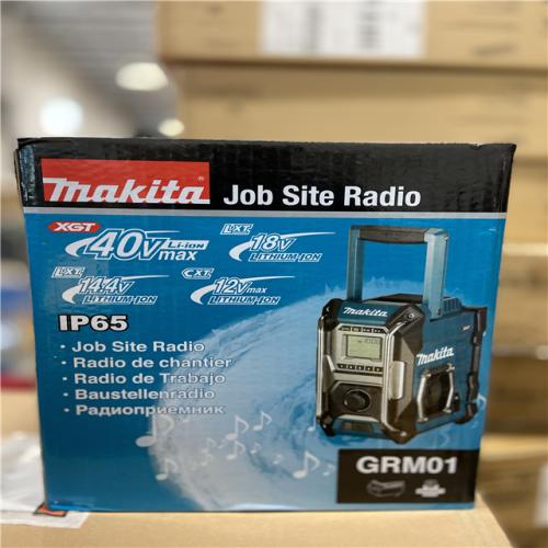 NEW! - Makita (Brand Rating: 4.6/5) 40V Max XGT Cordless Job Site Radio, Tool Only