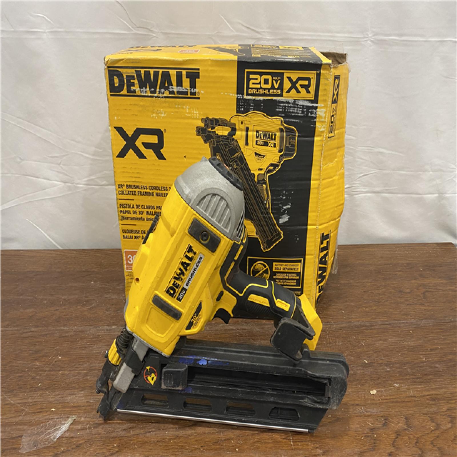 AS-IS DEWALT 20-Volt 30Â° Cordless Framing Nailer (Tool-Only)