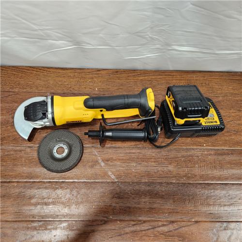 AS-IS 20V MAX Cordless 4.5 in. - 5 in. Grinder, (1) 20V 5.0Ah Battery, and Charger