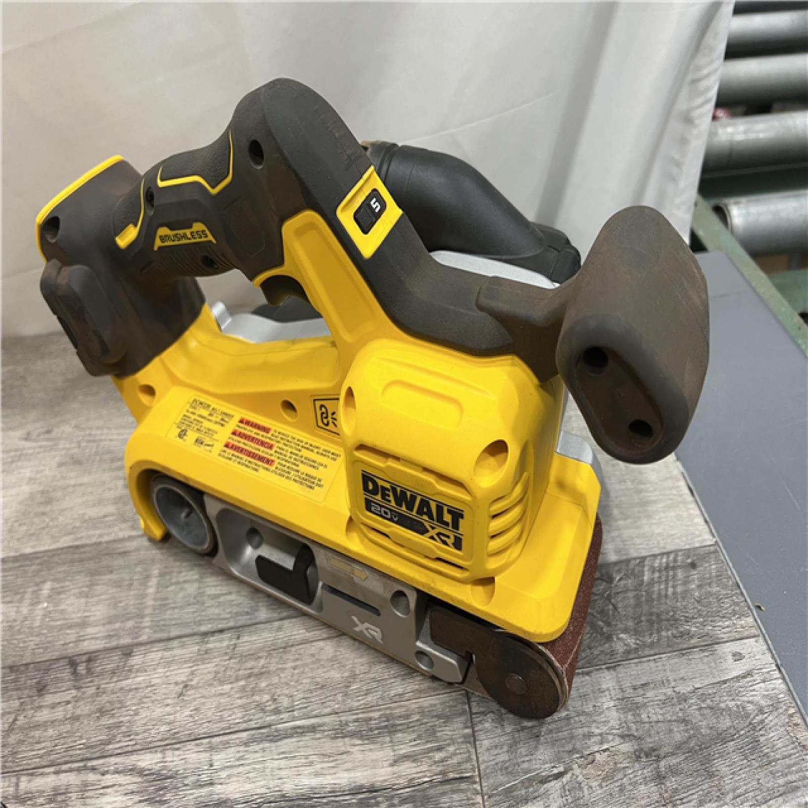 AS-IS DEWALT 20-Volt Cordless Belt Sander (Tool-Only)