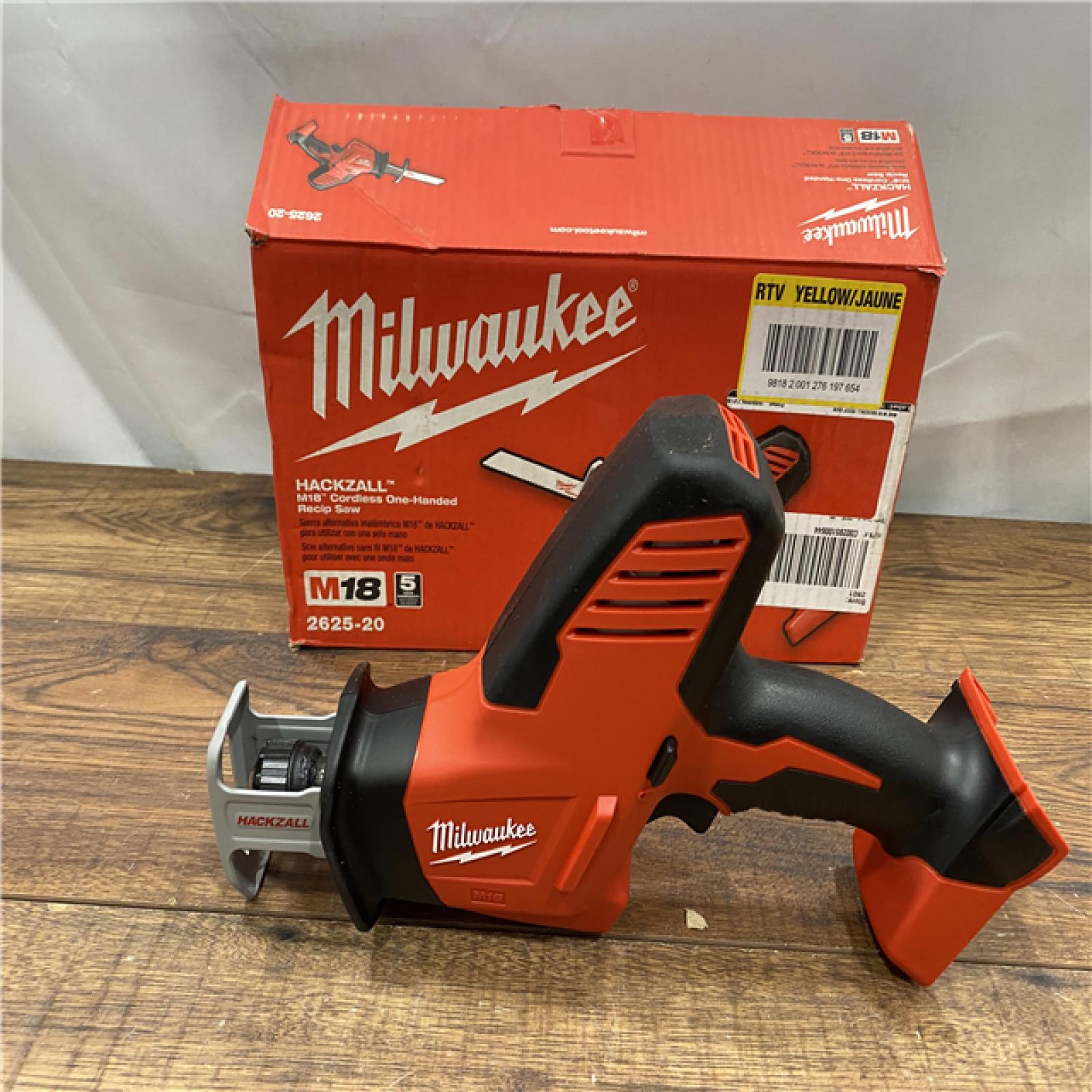 AS IS Milwaukee M18 HACKZALL Reciprocating Saw