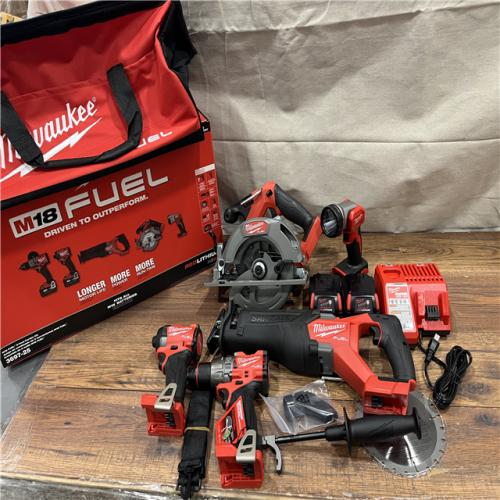 AS-IS Milwaukee 3697-25 M18 Fuel 18 V 5 Amps Cordless Brushless 5 Tool