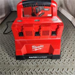 HOUSTON LOCATION - AS-IS Milwaukee M18 Packout Six Bay Rapid Charger (TOOL ONLY)