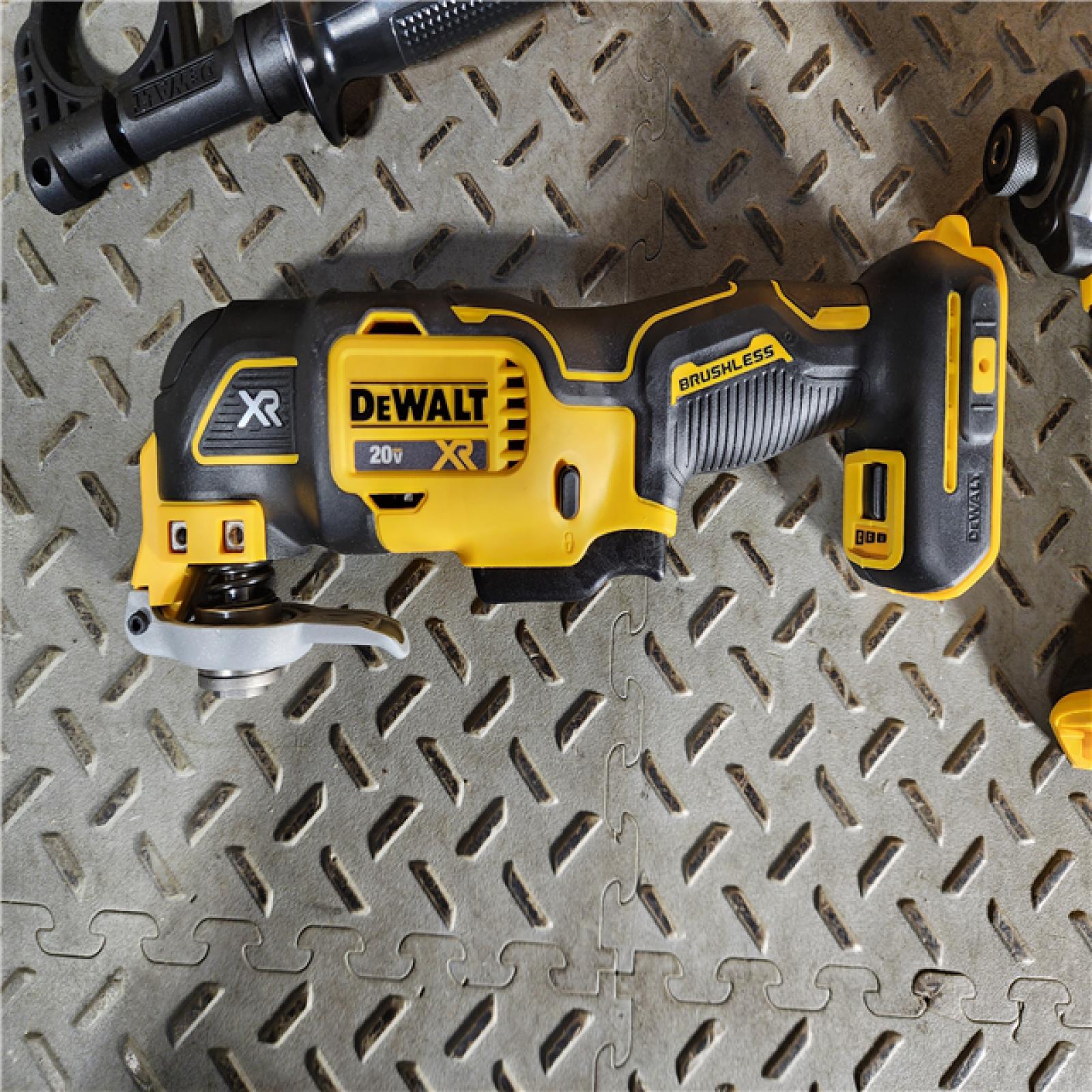 HOUSTON LOCATION - AS-IS (APPEARS LIKE NEW) DEWALT 20-Volt Lithium-Ion Cordless 3-Tool Combo Kit with FLEXVOLT 9 Ah and 20V 6 Ah Batteries and Charger