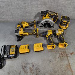 HOUSTON LOCATION - AS-IS Dewalt 20-Volt MAX ToughSystem Lithium-Ion 6-Tool Cordless Combo Kit