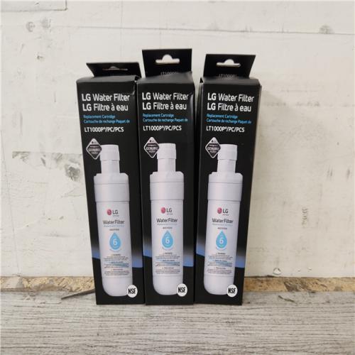 Phoenix Location NEW LG LT1000P3 - 6 Month / 200 Gallon Capacity Replacement Refrigerator Water Filter 3-Pack (NSF42, NSF53, and NSF401*)