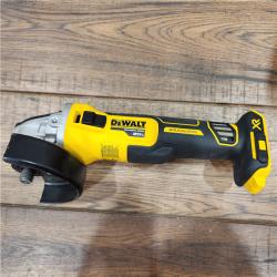 AS-IS DeWalt 20V MAX XR Cordless Brushless 4.5 in. Slide Switch Small Angle Grinder with Kickback Brake (Tool Only)