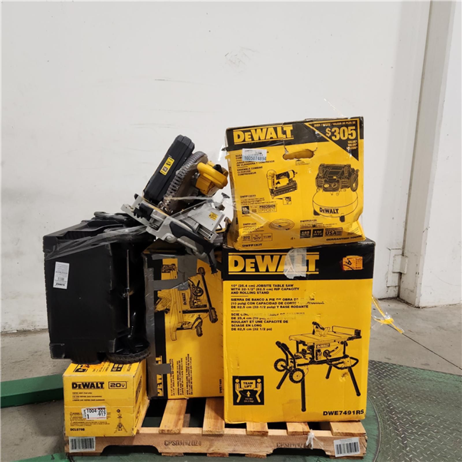 Dallas Location - As-Is DEWALT Tool Pallet