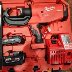 AS-IS M18 18V Lithium-Ion Cordless FORCE LOGIC 750 MCM Crimper W/(2) Batteries, Charger, Hard Case