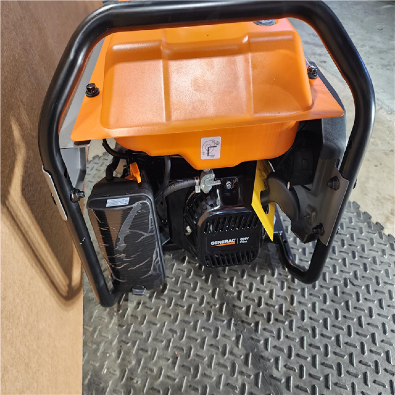 HOUSTON LOCATION - AS-IS Generac 7678 GP3600 Portable Generator Orange Black