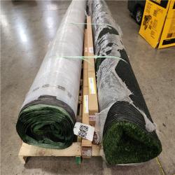 Phoenix Location 1st Roll TURF DISTRIBUTORS Eco 72 Deep Green 15 ft. Wide x Cut to Length Artificial Turf (Quantity: 615) 2nd Roll TrafficMaster TruGrass Emerald 12 ft. Wide x Cut to Length Green Artificial Grass Turf Pallet