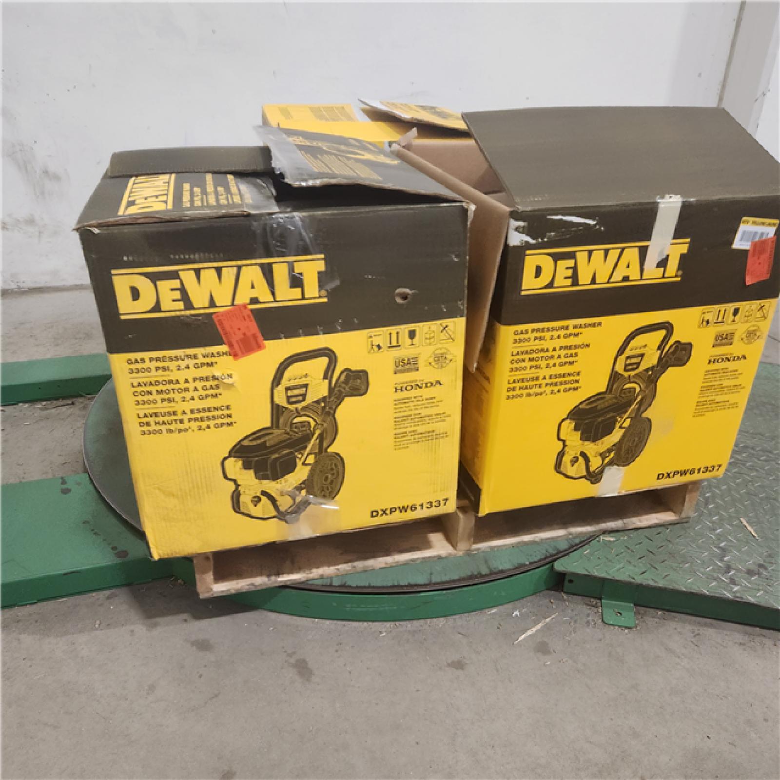 Dallas Location - As-Is DEWALT GAS PRESSURE WASHER (Lot Of 3)