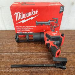 AS-IS Milwaukee M12 Cordless 10 oz. Caulk and Adhesive Gun (Tool-Only)