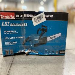 NEW! - Makita LXT 14 in. 18V Lithium-Ion Brushless Electric Battery Chainsaw Kit (4.0 Ah)