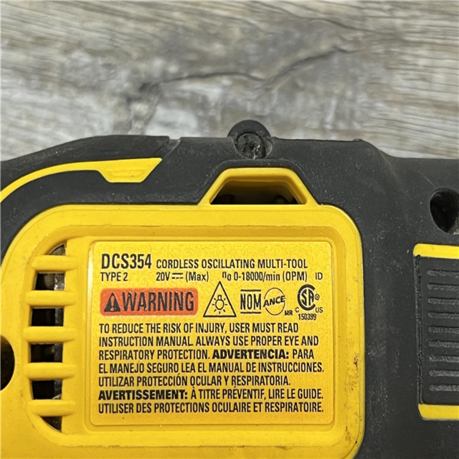 AS-IS DEWALT ATOMIC 20V MAX Cordless Brushless Oscillating Multi Tool (Tool Only)