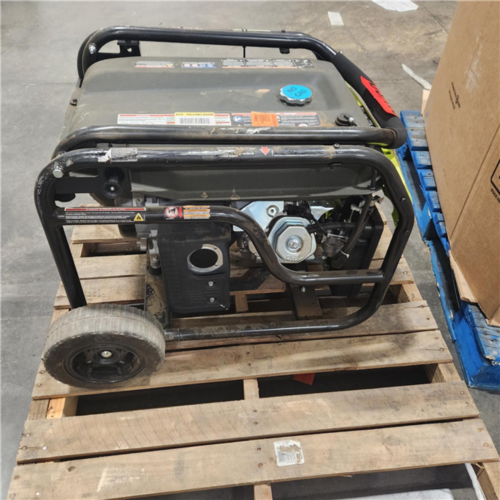 Dallas Location - As-Is RYOBI - 6,500-Watt Gasoline Powered Portable Generator