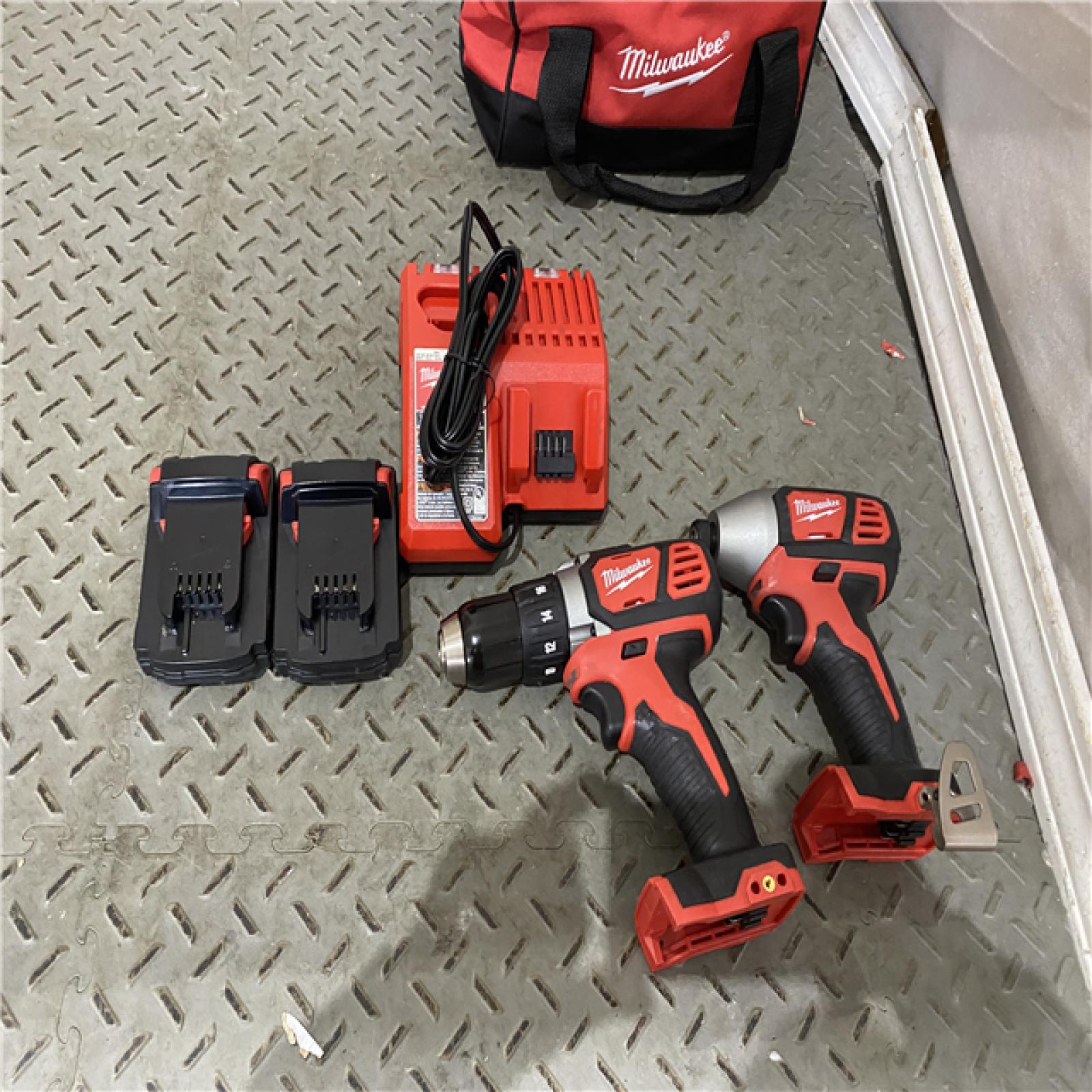 Houston location AS-IS Milwaukee Electric Tools 2691-22 MILWAUKEE M18 COMBO KITS LIKE NEW