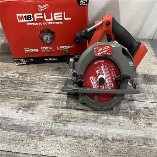 AS-IS MILWAUKEE M18 FUEL 18V Lithium-Ion Brushless Cordless 6-1/2 in. Circular Saw (Tool-Only)