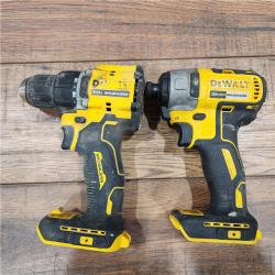 AS-IS ATOMIC 20-Volt MAX Lithium-Ion Cordless Combo Kit (2-Tool) with (2) 2.0Ah Batteries, Charger and Bag