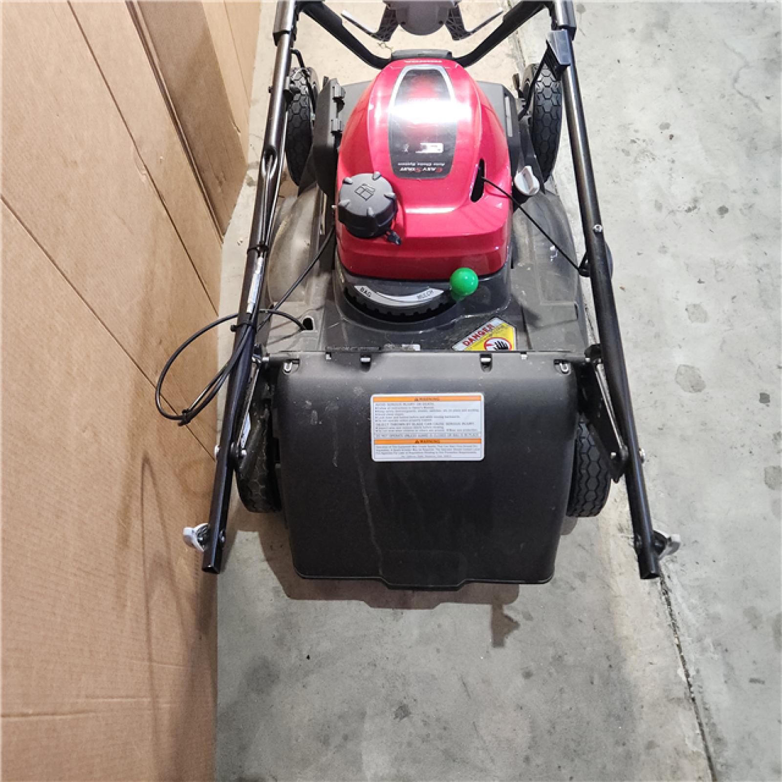 Houston location AS-IS HONDA  21 in. 3-in-1 Variable Speed Gas Walk Behind Self-Propelled Lawn Mower with Auto Choke