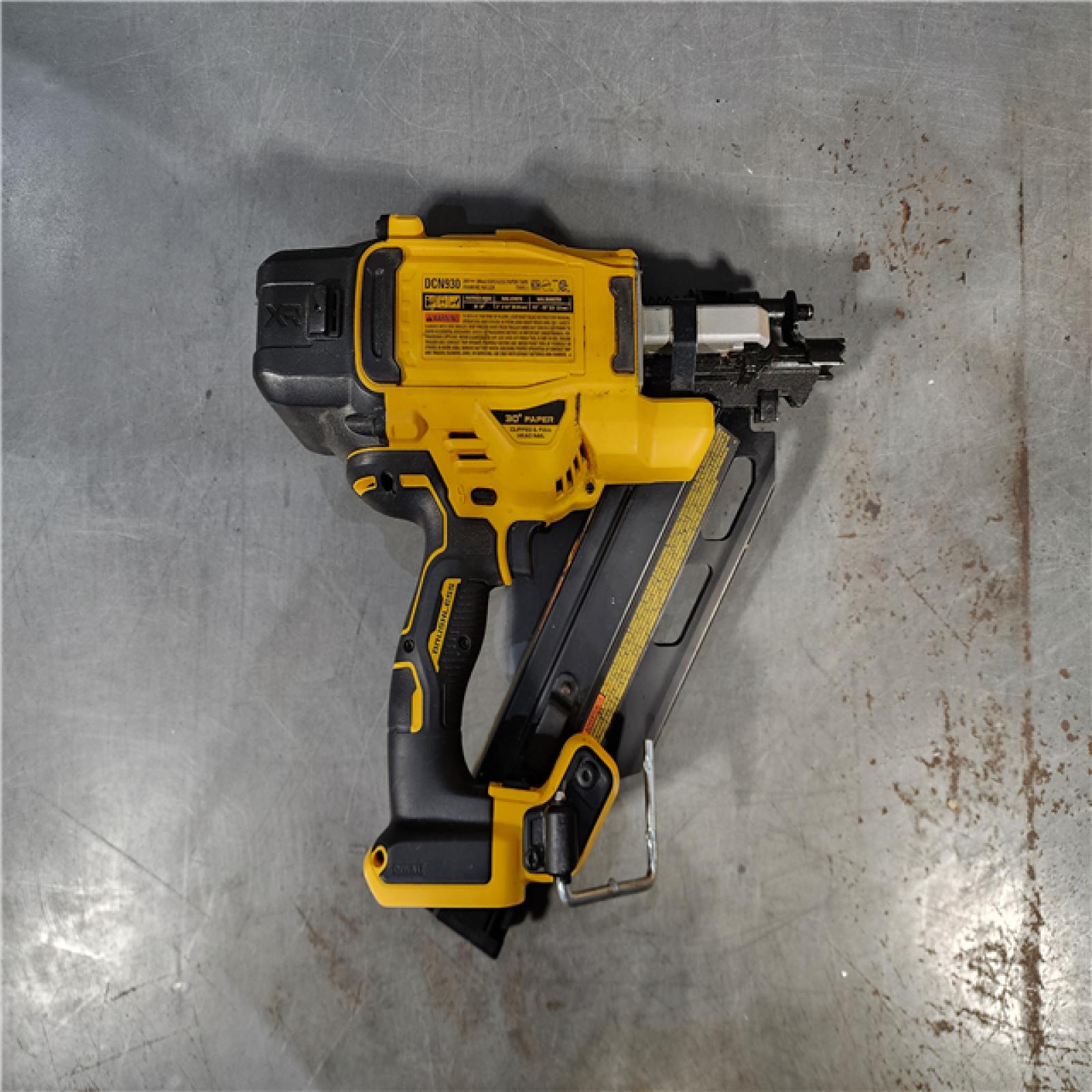 HOUSTON LOCATION - AS-IS DEWALT 20-Volt 30Â° Cordless Framing Nailer (Tool-Only)