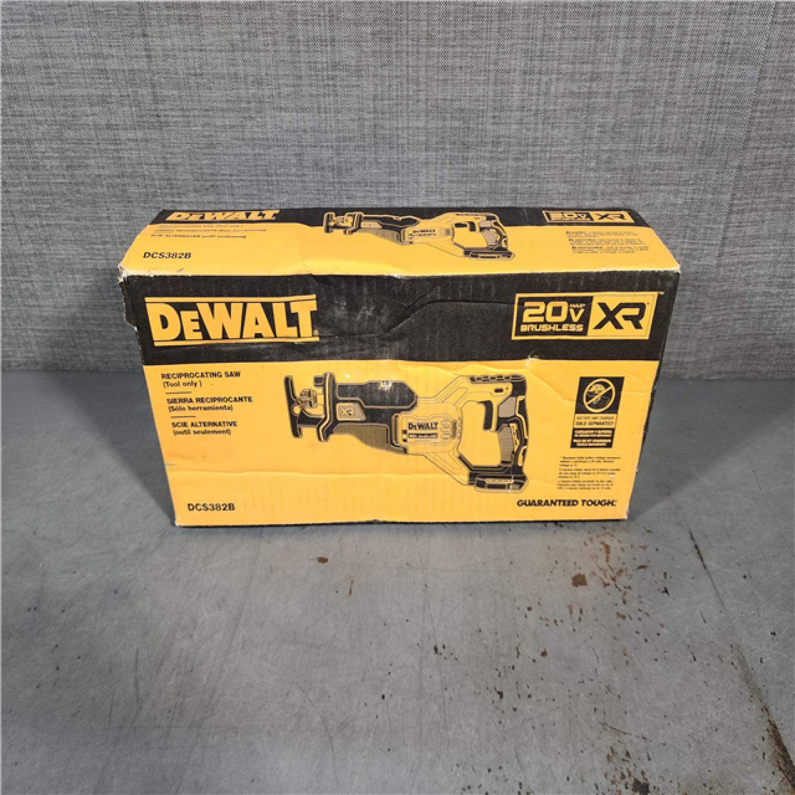 HOUSTON LOCATION - AS-IS DEWALT 20V MAX XR Cordless Brushless Reciprocating Saw (Tool Only)