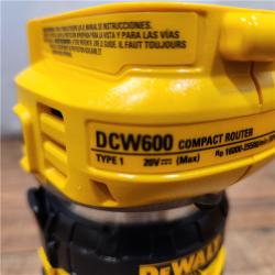 AS-IS Dewalt 20V MAX XR Brushless Cordless Compact Router (Tool Only)