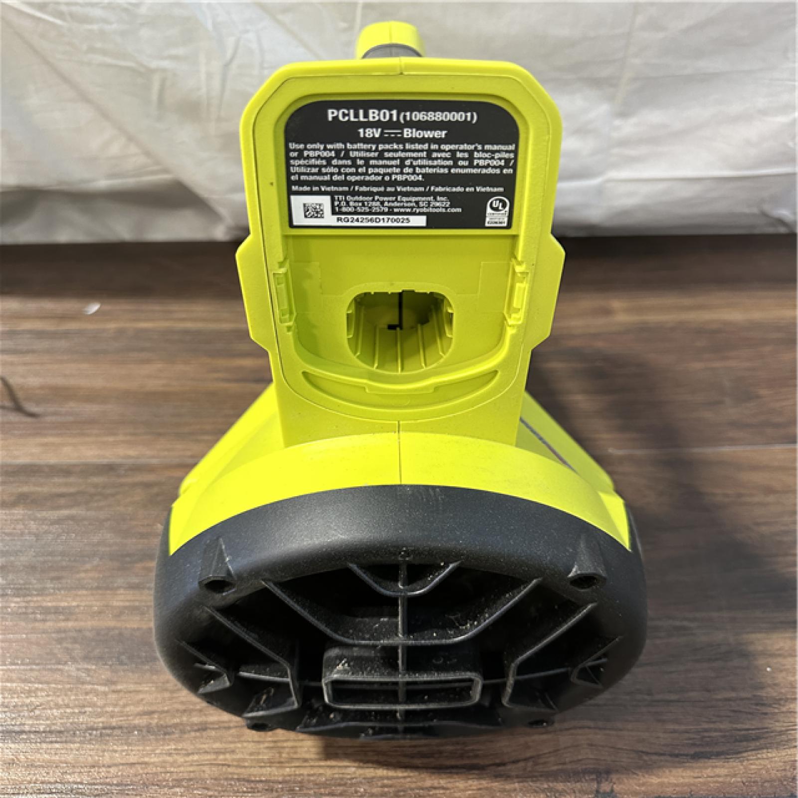 California Ryobi 18V 350 CFM Blower Kit, includes (1) Battery & Charger