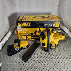 HOUSTON LOCATION - AS-IS (APPEARS LIKE NEW) Dewalt 7605686 12 in. 20V Battery Powered Chainsaw