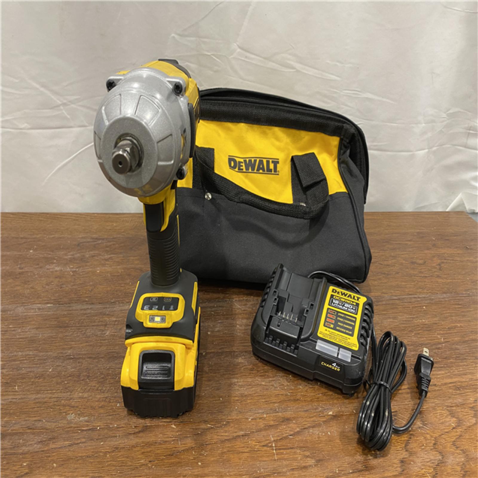 AS-IS DEWALT 20V MAX XR 1/2 High Torque Impact Wrench with Hog Ring Anvil