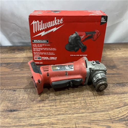 AS-IS Milwaukee 2686-20 18V Cordless 4.5 /5  Grinder W/ Paddle Switch (Tool Only)