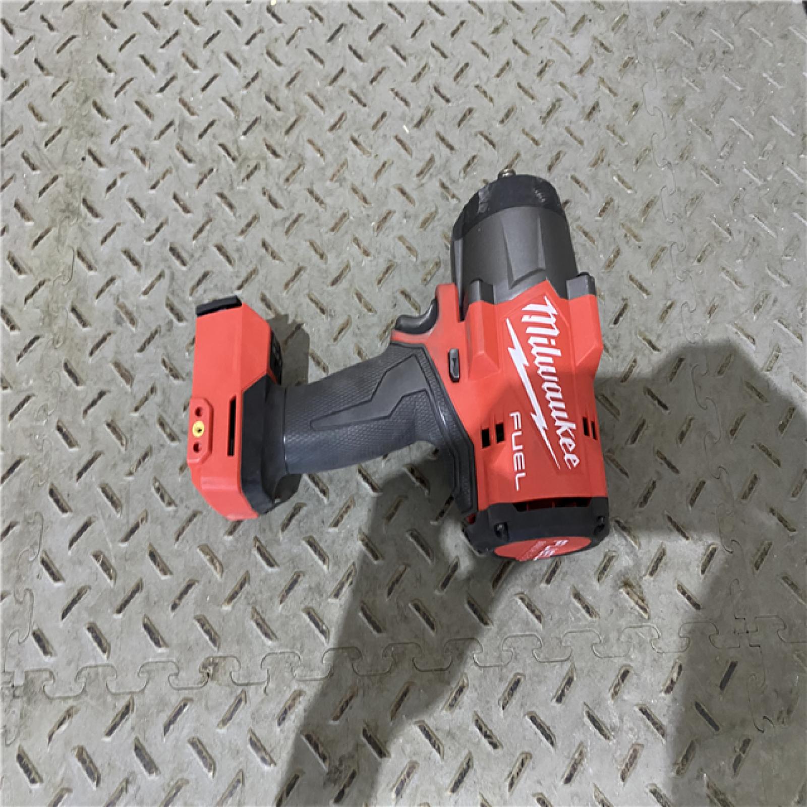 Houston location AS-IS MILWAUKEE M18 FUEL 18V Lithium-Ion Brushless Cordless 1/2 in. Impact Wrench with Friction Ring (Tool-Only)