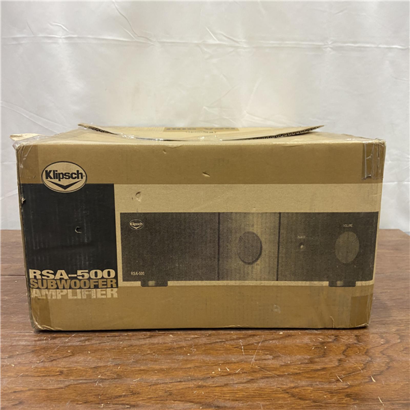 NEW! Klipsch RSA-500 500W Multiple Use in-Wall Subwoofer Amplifier