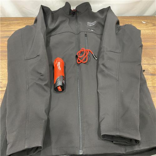 AS IS Heated Jacket,Men's,Polyester,Black,2XL