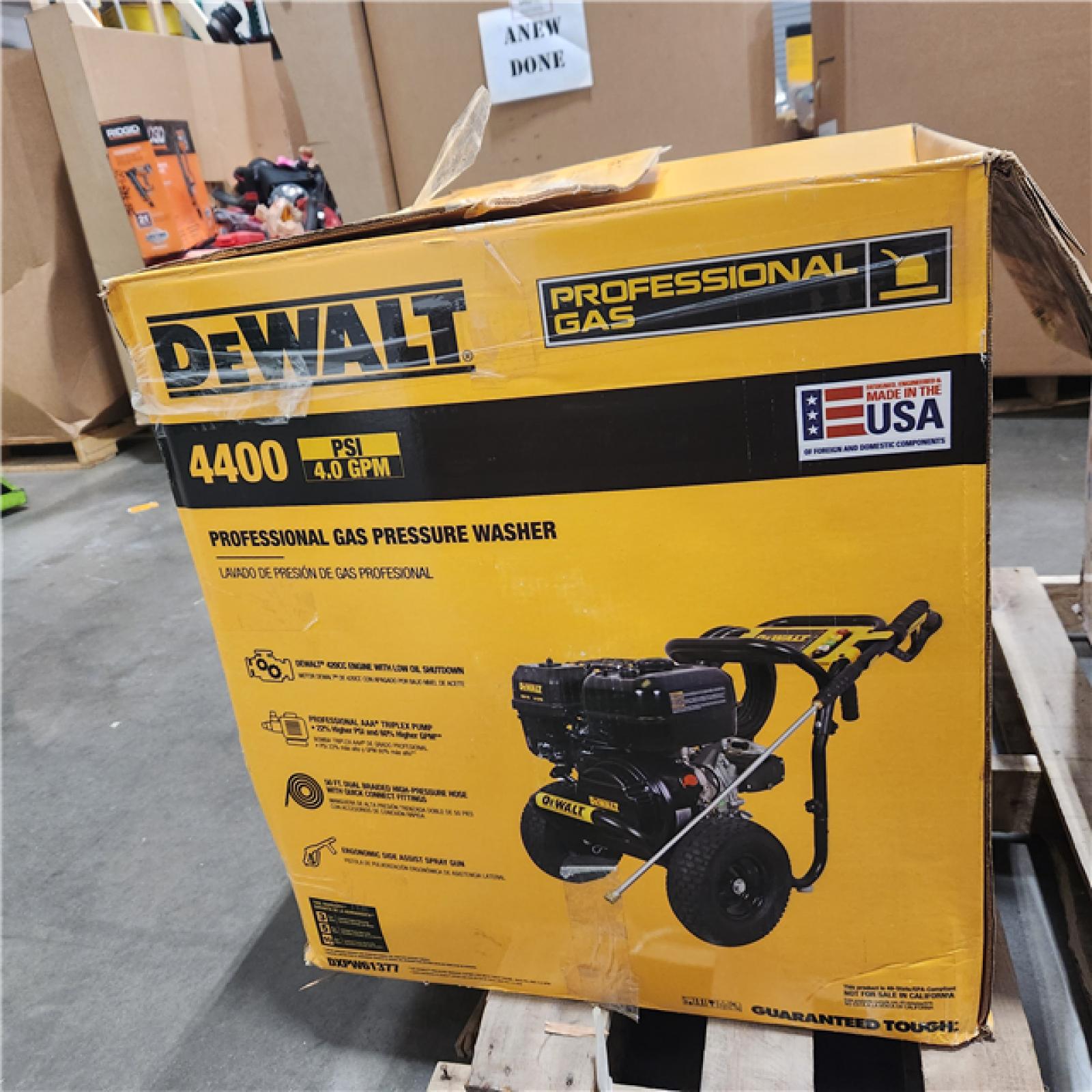 Dallas Location - As-Is DXPW61377 Dewalt 4400 PSI Pressure Washer