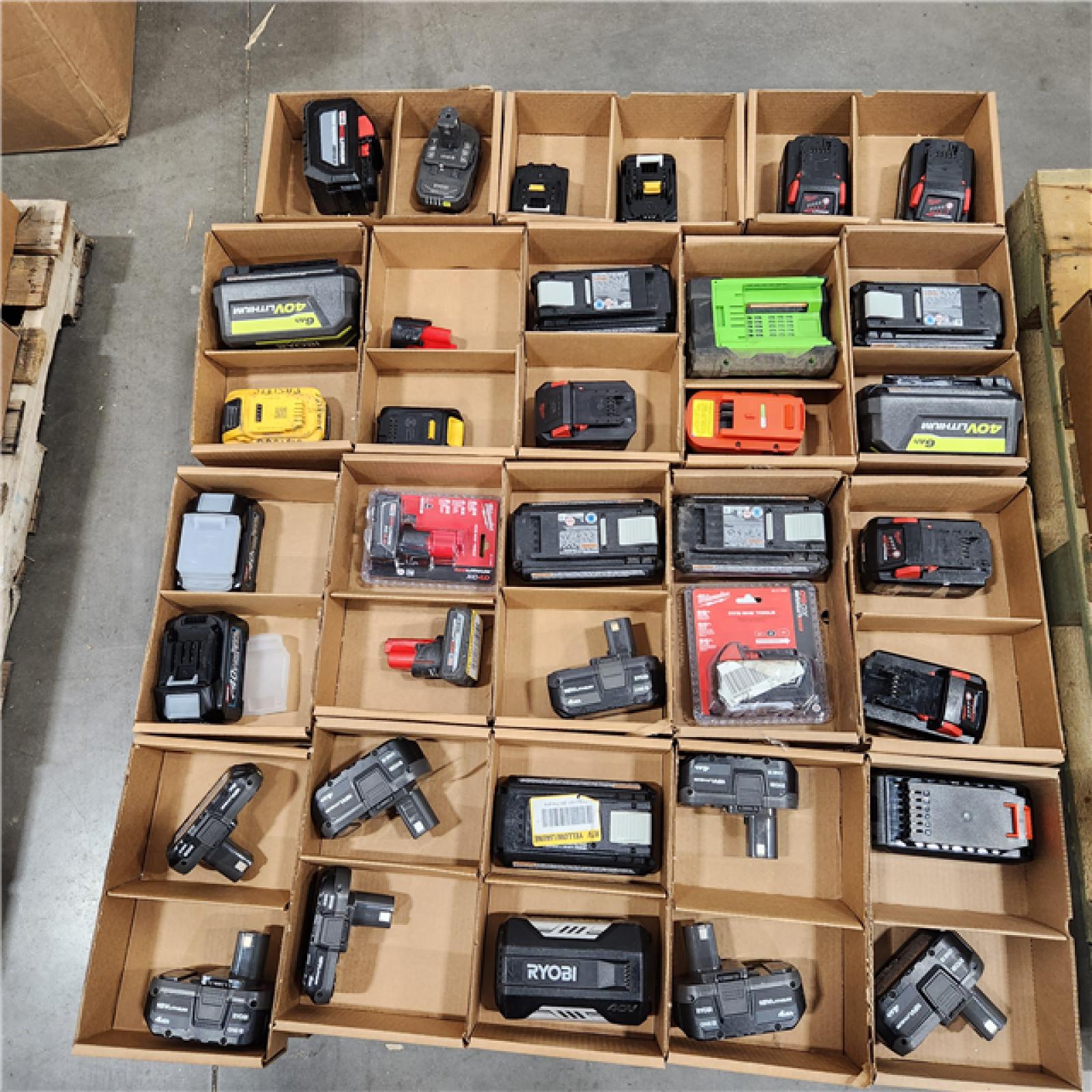 DALLAS LOCATION - AS-IS BATTERY PALLET