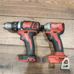 AS-IS M18 18V Lithium-Ion Brushless Cordless Compact Drill/Impact Combo Kit (2-Tool) W/(2) 2.0 Ah Batteries, Charger & Bag