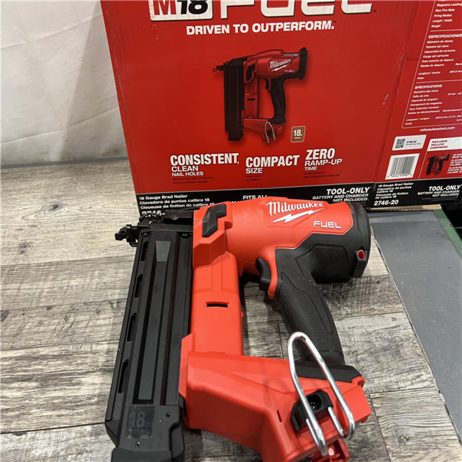 AS-IS Milwaukee M18 FUEL 18 Gauge Brad Nailer