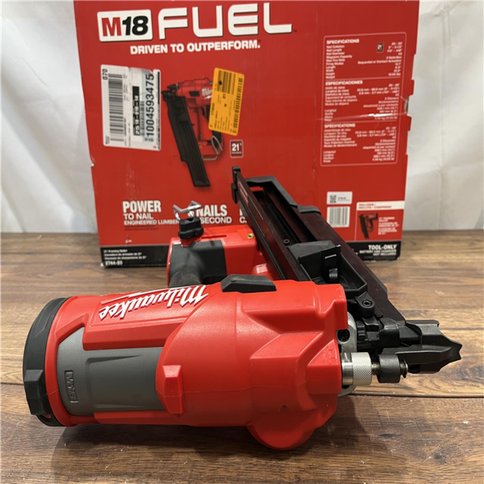 AS IS Milwaukee 2744-20 M18 FUEL 21-Degree Cordless Framing Nailer (Tool Only)